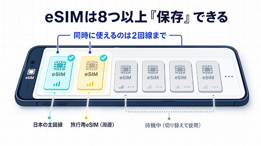 複数国eSIMの仕組み