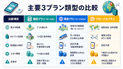 対応国の確認